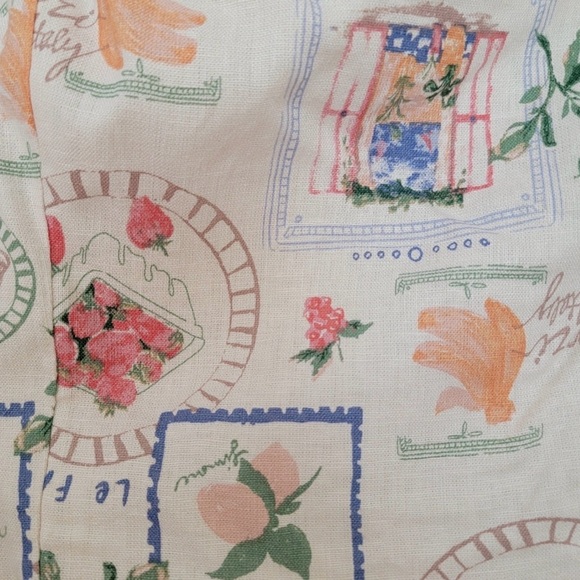 Abercrombie & Fitch | Linen-Blend Puff Sleeve Set Top - Picture 3 of 7